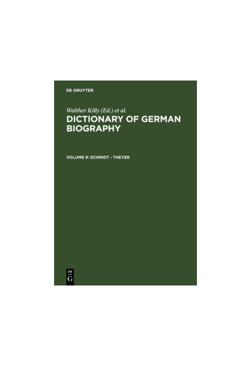 Dictionary of German Biography v 9