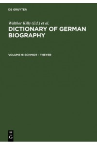 Dictionary of German Biography v 9