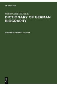 Dictionary of German Biography v10