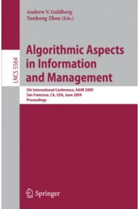 Algorithmic Aspects in Information and Management