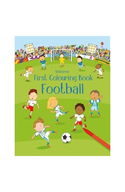 First Colouring Book Football