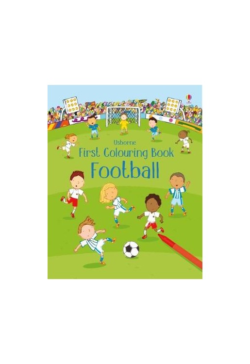 First Colouring Book Football