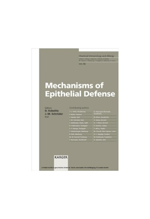 Mechanisms of Epithelial Defense