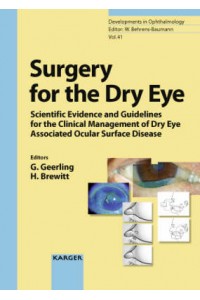 Surgery for the Dry Eye