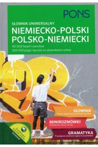PONS Słownik uniwersalny niemiecko-polski polsko-niemiecki
