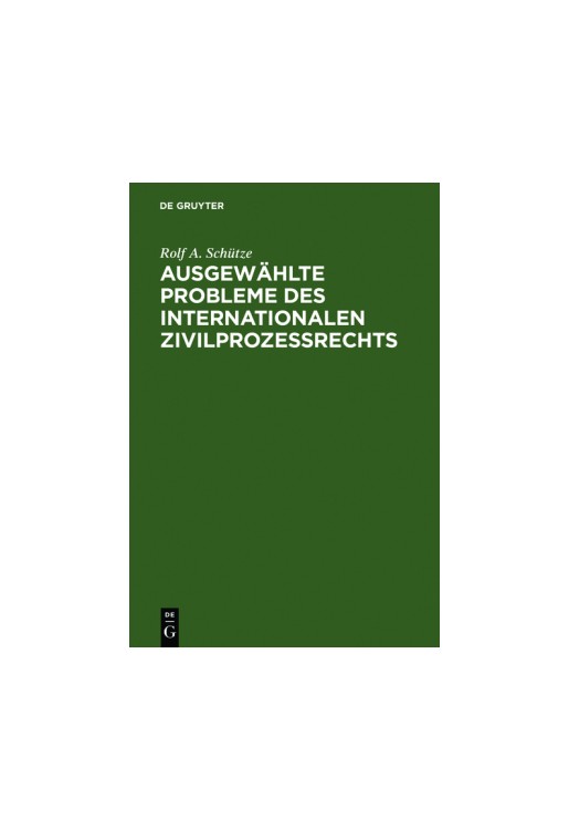 Ausgewahlte Probleme Des Internationalen