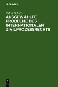 Ausgewahlte Probleme Des Internationalen