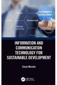 Information and Communication Technology for Sustainable Development