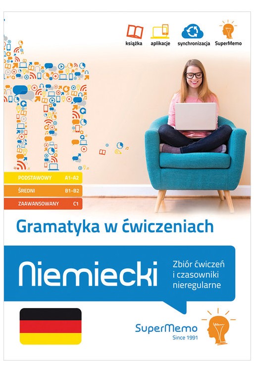 Gramatyka w ćwiczeniach. Niemiecki. Zbiór ćwiczeń i czasowniki nieregularne.