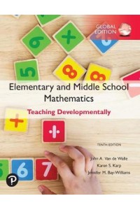 Elementary and Middle School Mathematics: Teaching Developmentally, plus Pearson MyLab Programming w