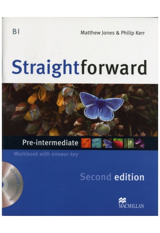 Straightforward 2nd Edition Pre-Intermediate Level Workbook with key & CD Pack