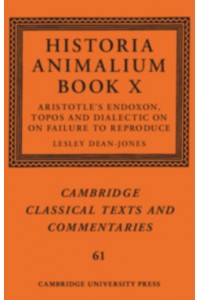 Historia Animalium Book X