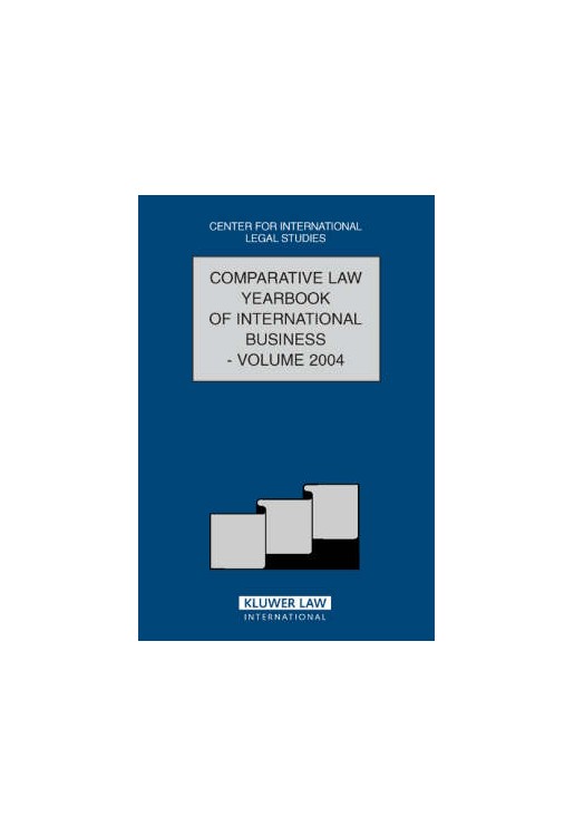 Comparative Law Yearbook of International Business 2004