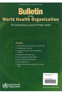 Bulletin of the WHO vol 84 number 4