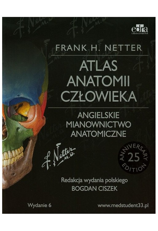 Atlas anatomii człowieka. Angielskie mianownictwo anatomiczne