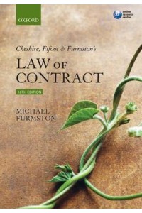Cheshire, Fifoot and Furmston's Law of Contract