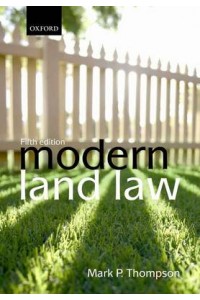 Modern Land Law