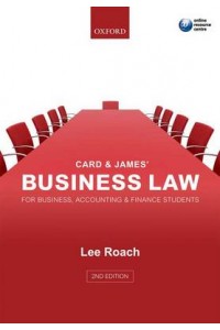 Card & James' Business Law for Business, Accounting, & Finance Students