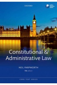 Constitutional and Administrative Law