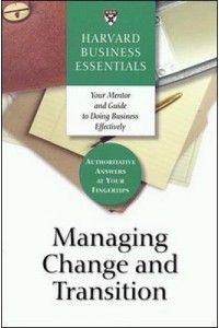 Managing Change and Transition