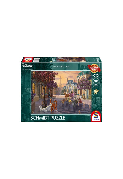 Disney Dreams Collection - The Aristocats by Thomas Kinkade 1000 Piece Schmidt Puzzle