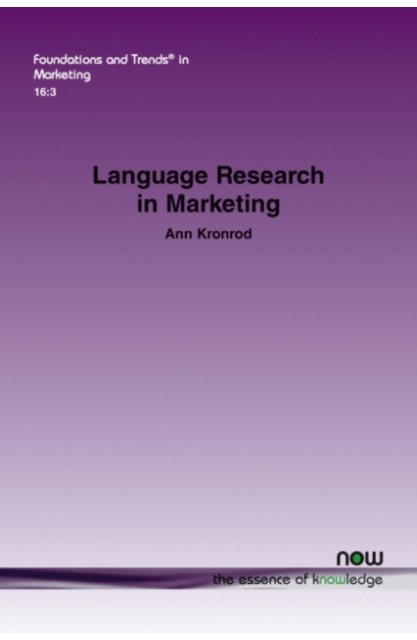 Language Research in Marketing