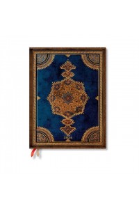 Safavid Indigo (Safavid Binding Art) Ultra 12-month Day-at-a-Time Dayplanner 2024