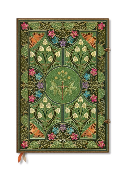 Poetry in Bloom Grande Unlined Hardcover Journal